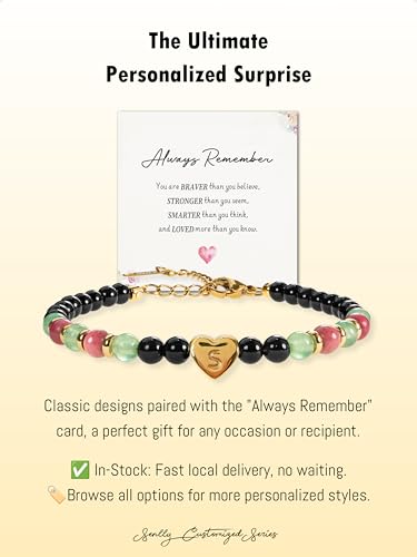 SENLLY Unique Gift Bracelet for Women, Beaded Natural Gemstone Jewelry - image 5