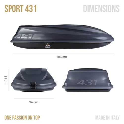 CAM CARPOINT K0382082 Dachbox, 0990005, Dunkel Grau