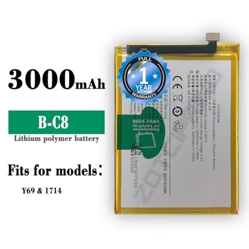 Image of Original B-C8 Battery for Vivo Y69 / 1714 Battery with 1 Year Warranty ****(B250)