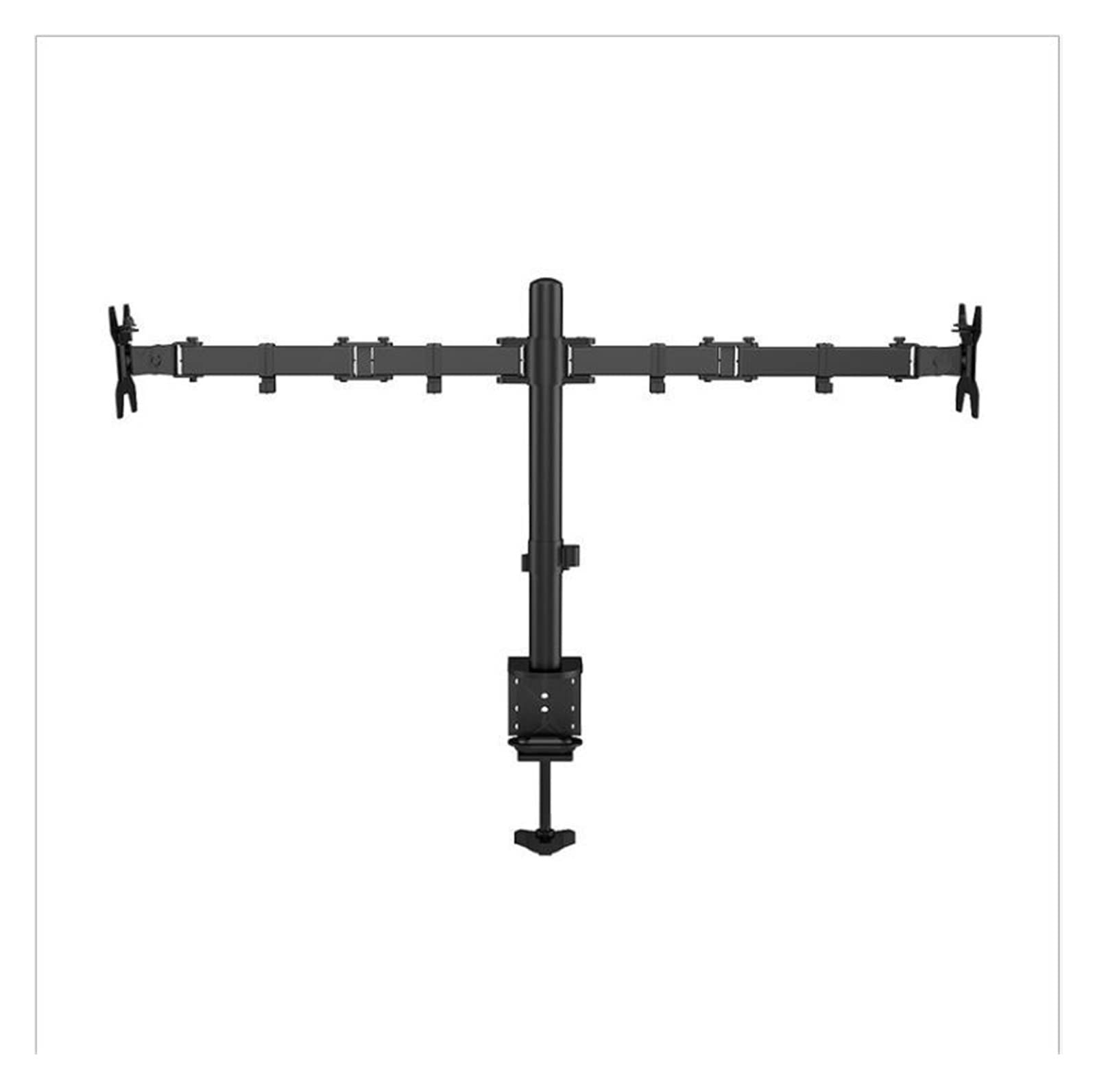 Aioneer Screen Stand, Desktop Clamping Full Motion 360 Degree Dual Monitor Holder 10"-27" Lcd Led Monitor Mount Arm
