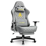 【Fauteuil Ergonomique avec Massage】 : Il s'agit d'un véritable fauteuil de gaming conçu pour les passionnés de jeux vidéo et les dirigeants d'entreprise à domicile exigeants ! Son design ergonomique s'adapte parfaitement à la forme du corps, et les coussins pour la tête et les lombaires assurent un bon maintien pour garder une posture correcte pendant le jeu, tout en offrant un excellent soutien pour le cou et le dos.