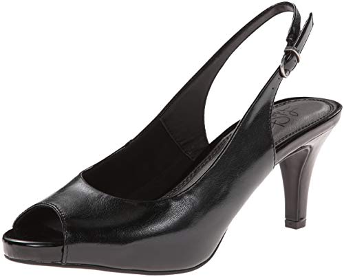 LifeStride Women's Teller, Black Smooth, 8 W US