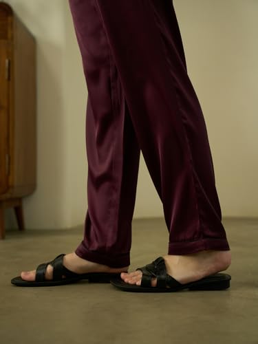 Image of STORIES OF BANNO'S SWAGGER Women Satin Solid Night Suit Set | Premium Soft Satin Nightwear Pajama Set | Stylish Comfortable Sleepwear for Ladies | Elegant Lounge Wear Night Dress