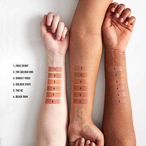 NYX Professional Makeup California Beamin' Face and Body Bronzer, Shimmery Pressed Powder, Large Format, Vegan Formula, Satin Finish, 14 g, Shade: The Golden One - Image 6