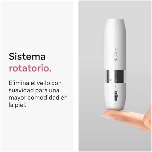 Miniatura 5 de Braun Mini Depiladora Facial para Mujer, FS1005, Blanco