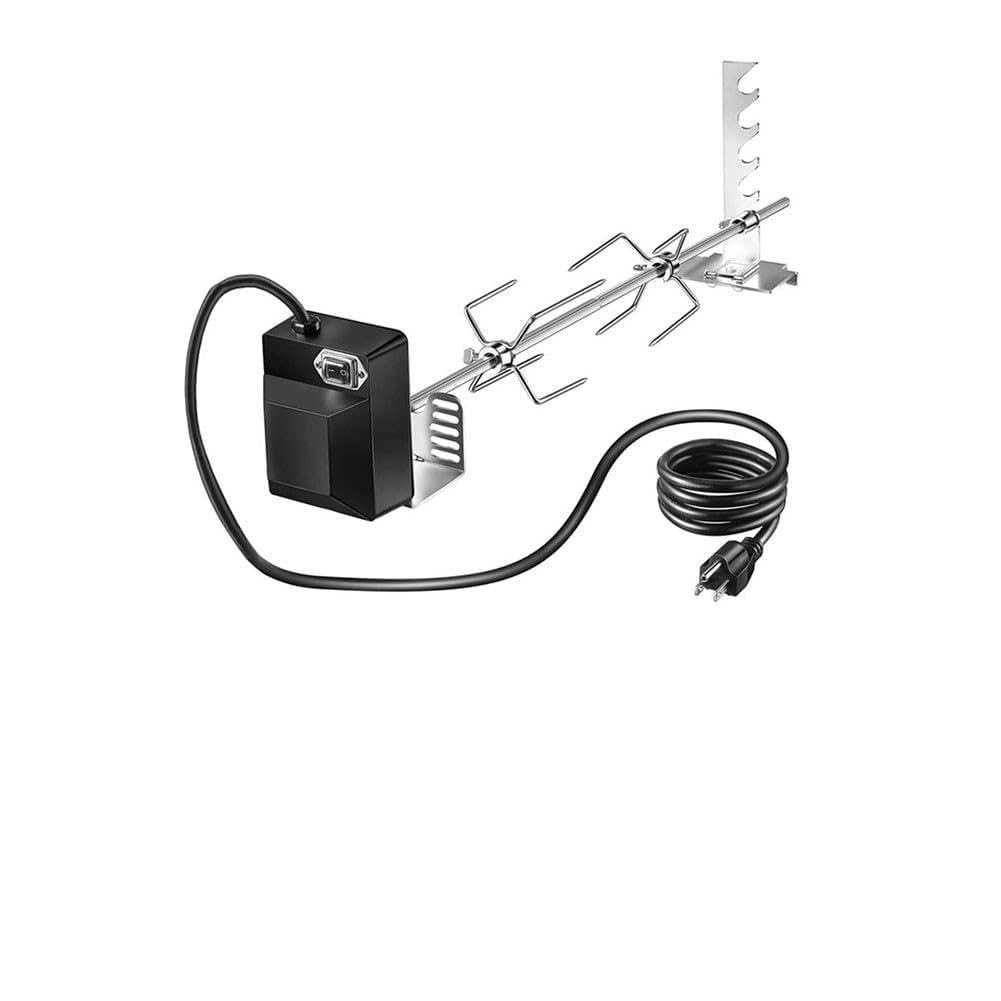 Asador eléctrico de 29 pulgadas en acero inoxidable para pollo y pavo