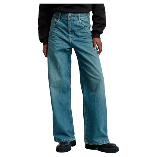 Patta con chiusura lampo G-STAR Donna Skater High Loose Jeans, Blu (faded green glacier D25286-D318-G832), 32W / 34L