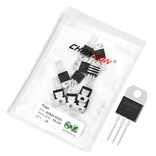 Chanzon 10 piezas BTB04-600SL TO-220 Triac 4A Transistor