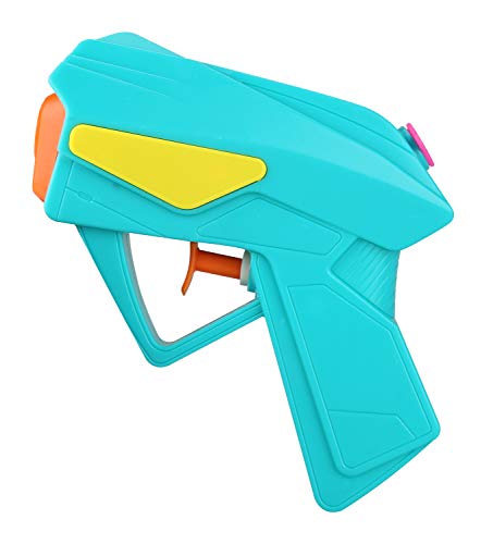 Idena - Power Wasserpistole aus Kunststoff, kompakte Größe perfekt für den Urlaub, am Strand oder Pool, ca. 10 cm, Sortiert