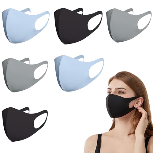 Image of Yugan Anti Pollution Reusable and Washable Face Mask for Adult, Unisex, Soft Breathable Oxford Fabric (Black)