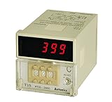 Autonics T3S-B4RP4C Temp Control, 1/16 DIN, On/Off-Proportional, Relay Output, RTD Input, 399 C, 100-240 VAC