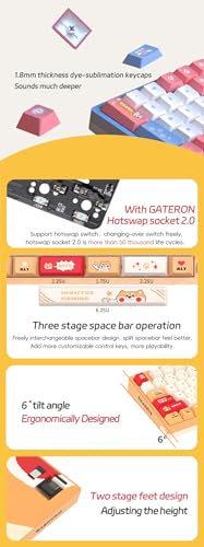 Image of GATERON iG 98 Mechanical Keyboard(Bonanza, Mountain Top Switch)