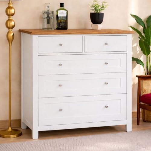 リビング収納 JS FURNITURE 12 DRAWER CHEST MJ Furniture Solid Sheesham Wood Chest of Drawers - 7 Drawers