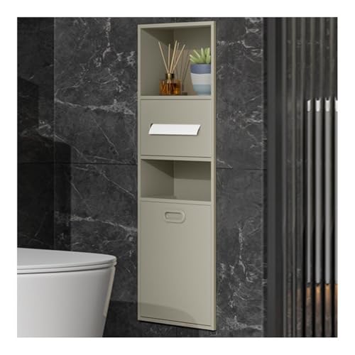 Stainless Steel Recessed Shower Caddy with Trash Can Bathroom Shelf Organizer for Efficient Storage Space-Saving Solution in Your