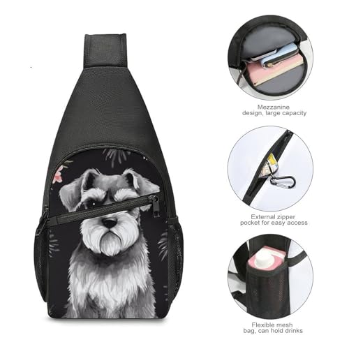Bolso tipo sling pequeño para mujeres y hombres miniatura 4