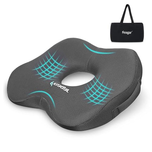 Feagar Cuscino Sedia Ufficio - Ciambella per Sedersi, Sollievo dalla