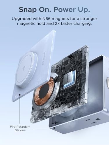 Image of UGREEN Power Strip with 4 Power Outlets, 15w Wireless Charger, 20W PD3.0 USB C Fast Charging, 2 USB-C Ports, 2 USB A Ports, Desk Charging Station for Office, Conference, Home Use