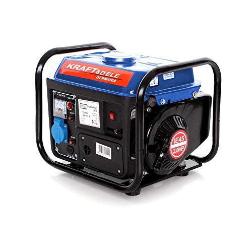 Kd109 Groupe électrogène 1200 W 2 CV 230 V 12 V silencieux à essence 1 phase pour jardin, garage, camping