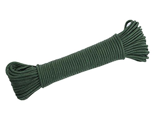 PuLAif Corda for Bondage, Corda da Giardino, Corda di Canapa in Cotone Morbido Lunga 100 m e 328 Piedi for Confezioni Regalo Artigianali (Verde)
