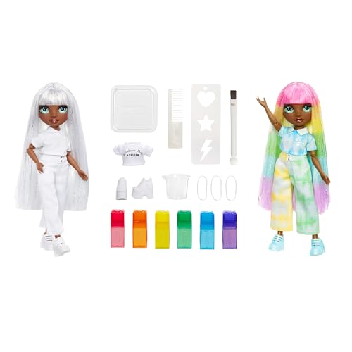 Muñeca Rainbow High Watercolor & Create Fashion DIY miniatura 2