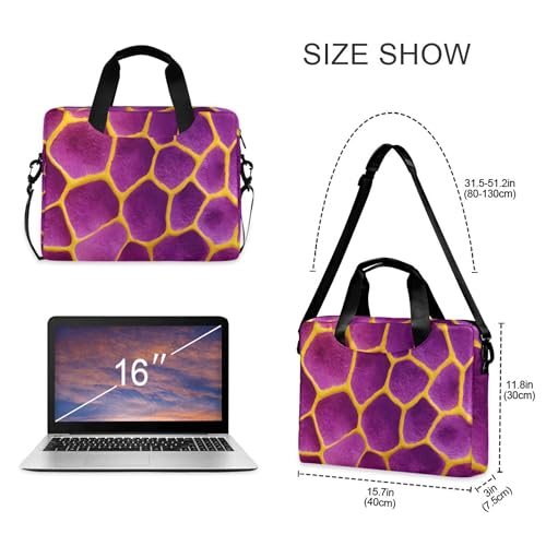 Maletín para portátil ALAZA con estampado jirafa 13-15.6 pulg miniatura 4