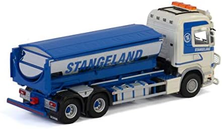Miniatura 4 de Para Scania Streamline Highline 6X2 TAG AXLE HOOKLIFT sistema contenedor asfalto 01-2939 1/50 DIECAST modelo coche acabado camión