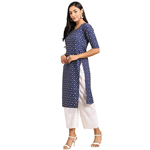Image of Pinkmint Women's Crepe Regular Kurta