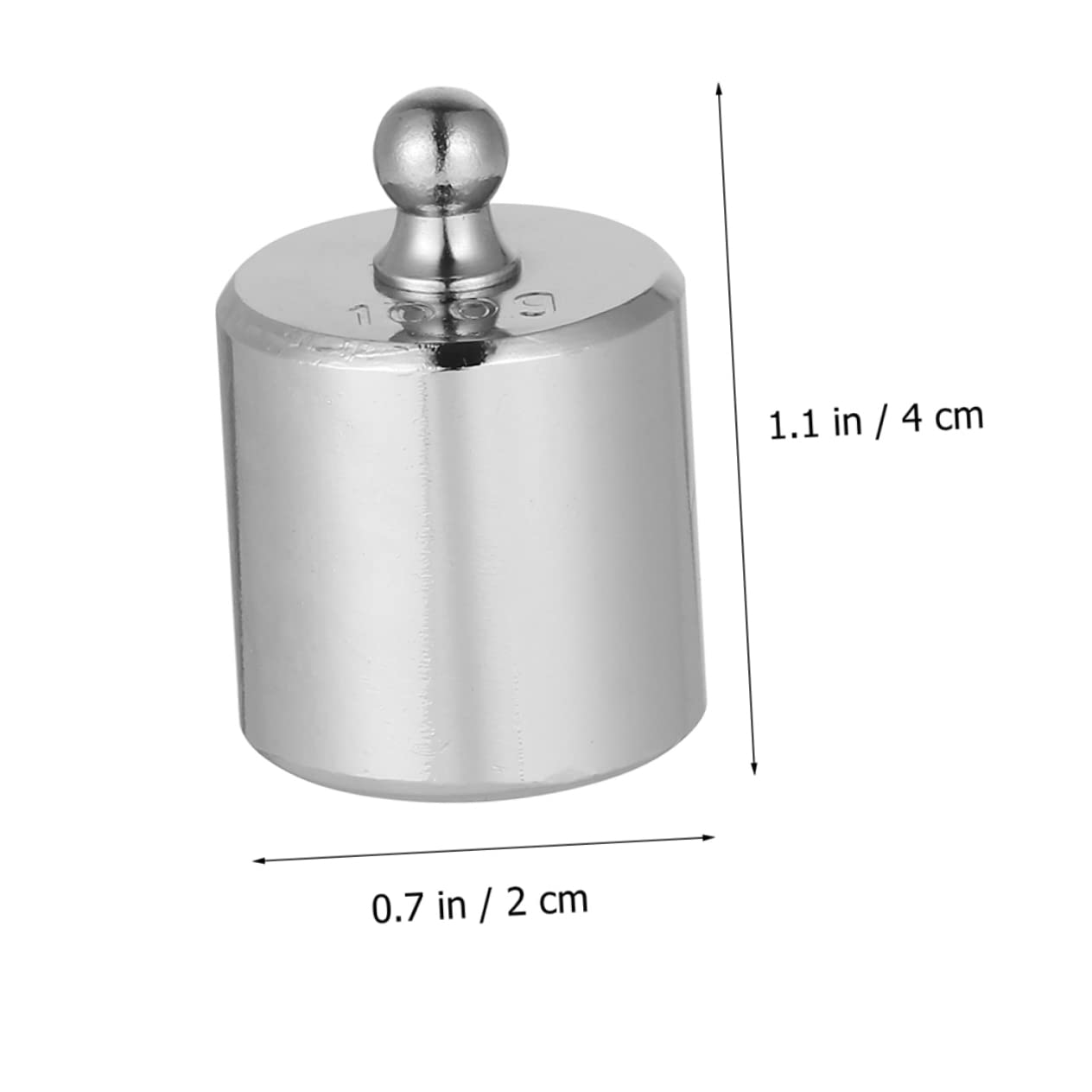 SOLUSTRE Digital Scale Weights Calibration Kit 6 Pcs 100g Weights Chrome Plated Precision Weights Suitable for Calibration and Weighing