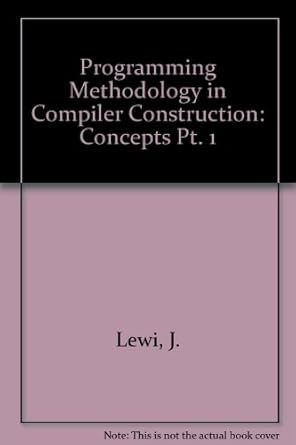 Amazon | Concepts (Pt. 1) (Programming Methodology in Compiler ...