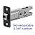 goldenwarm Bed/Bath Pocket Door Lock, Matte Black Contemporary Privacy Square Pocket Door Hardware(2-3/8" Backset), Black Flush Pocket Door Latch(1 Pack)