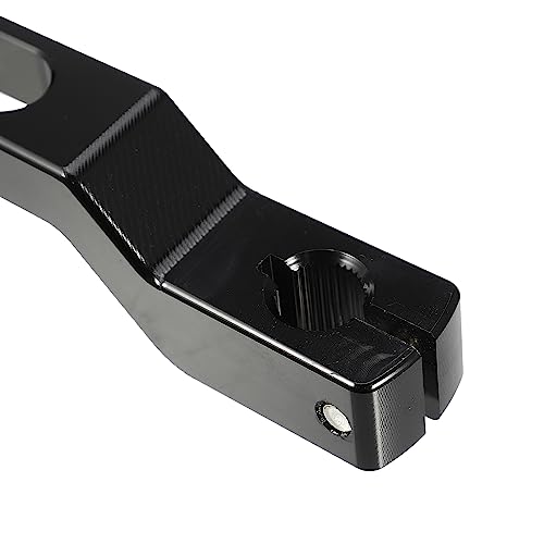 QUARKZMAN 1 Paar Motorrad Fersen Zehen Schalthebel Kit Schwarz für Harley Davidson