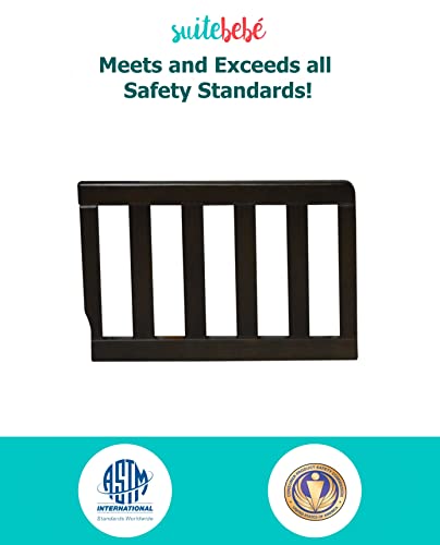 Image of Suite Bebe Palmer Toddler Guard Rail, Espresso