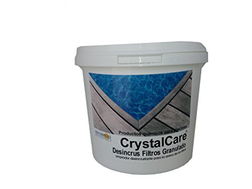 CrystalCare Desincrustante Filtros sólido para la eliminación de los depósitos calcáreos y orgánicos. Bote 5 kg