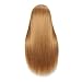 EVATEC 30 Inch Long Blonde Real 80% Human Hair Mannequin Head with Stand for Hairdresser Practice Braiding Styling Cosmetology Manikin Manican Doll Training Head