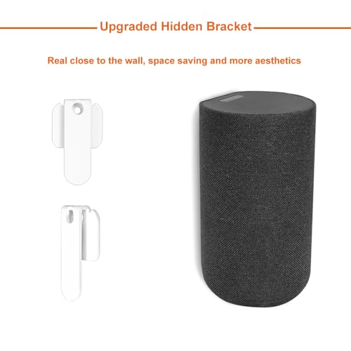 Surround Audio Wall Mount Rear Hidden Metal Bracket for SONY SA-RS5 Wireless Speakers Accessories, White, Medium - Image 2