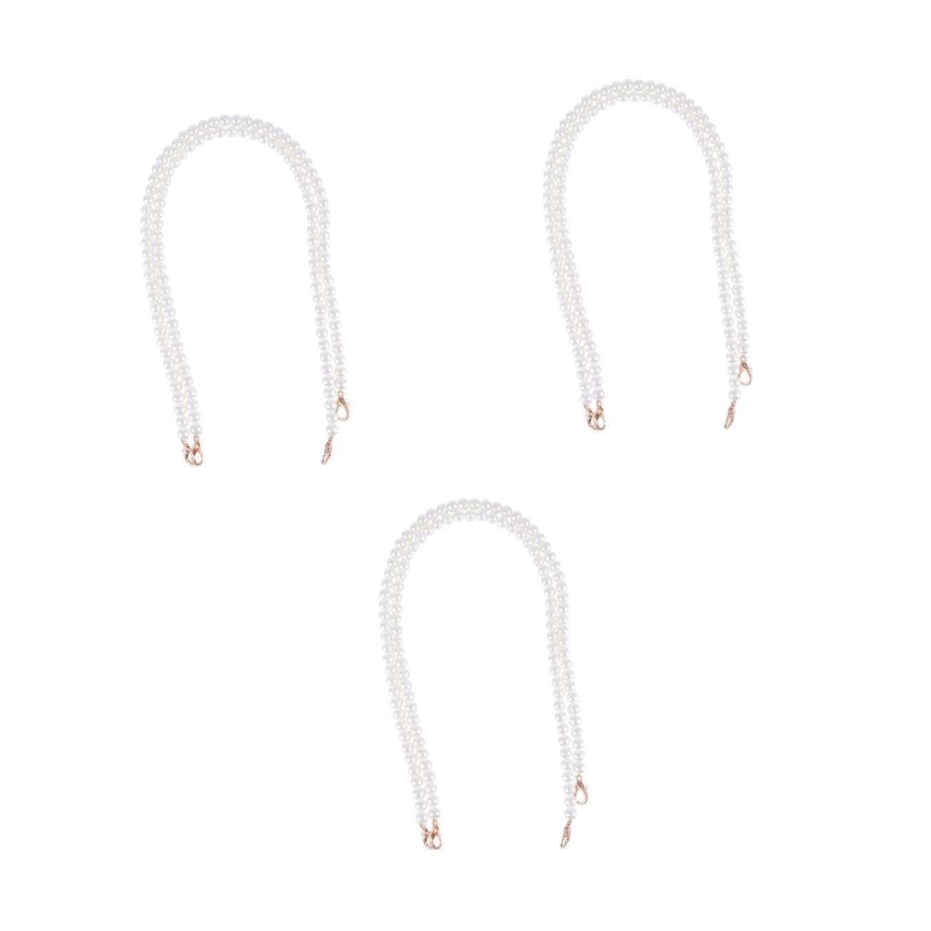 Chaîne de sac à main perles pour réparer une bandoulière abîmée avec détails dorés