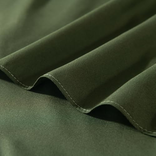 Image of Bed Skirt King Size 16 Inch Drop Ruffled Bed Skirt with Split Corners