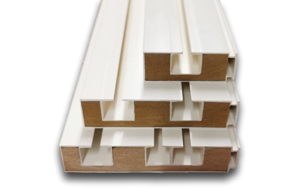 GARIMO Gardinenröllchen -gleiter Innenlauf - 8mm Rolle mit Faltenhaken, 100 Stück in Weiß für Gardinenschienen – Bild 5