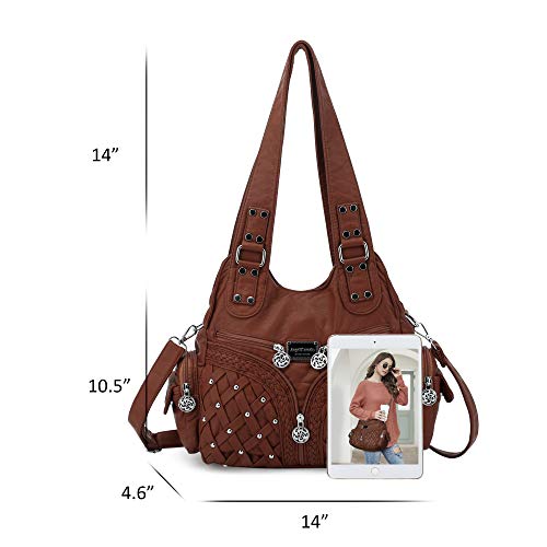 Image of Angel Barcelo Purses for Women Large Shoulder Bag Soft Hobo Bags for Women