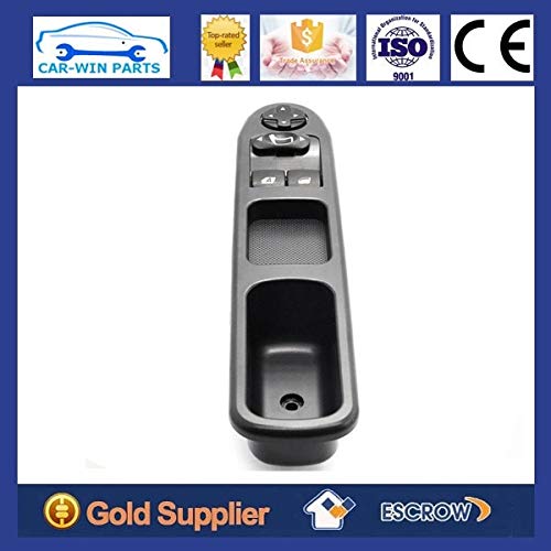 Valves & Parts Schaltelement Fensterheber Schalter for Peugeot 207 vorne Links 6554.QC 6554 QC 6554.QC LHD