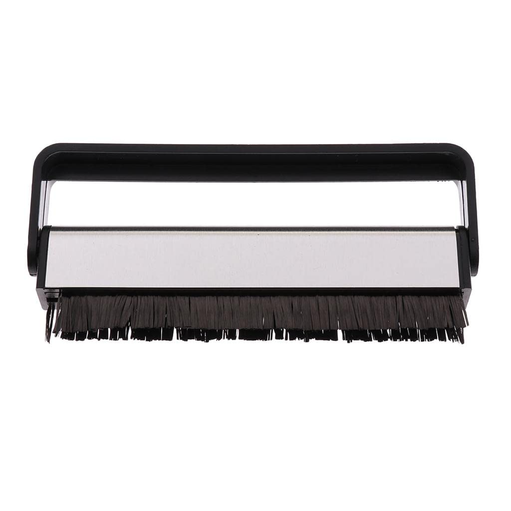 LOOM TREE® Record Player Cleaning Brush | Anti-Static Fiber Cleaner For Vinyl Records LP Turntable | Removes Dust And Dirt | Great Replacement Accessory | 1X LP Turntable Cleaning Brush