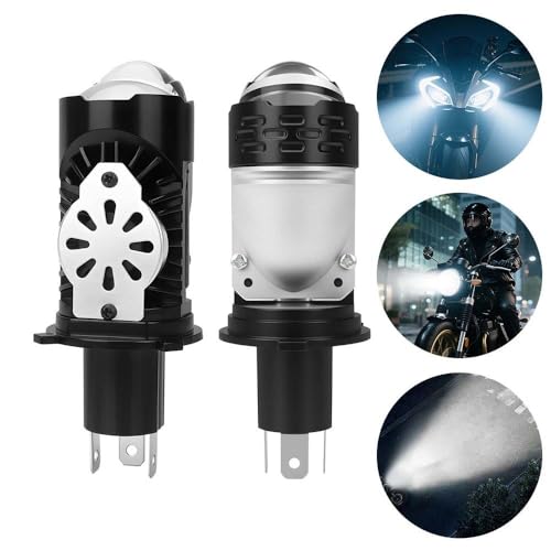 Image of Ultra Bright Led Headlight Bulb /Headlamp Projector With HD Condenser Lens | White Light Reflection Universal Fit For All Bikes & Cars Models (Pack of 1)