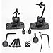 VideoSecu Speaker Wall Ceiling Mount Bracket One Pair for Universal Satellite, fits Keyhole and Thread Hole with 1/4 20 Threads, 4mm and 5mm Black 1ST