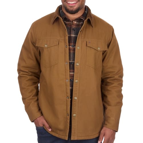 Coleman Sherpa Lined Twill Shirt Jackets for Men