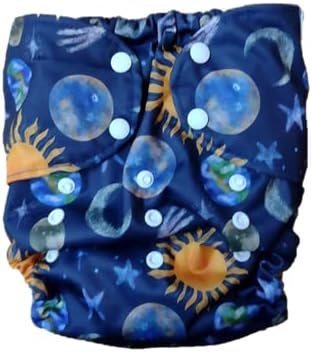 Funda de pañal de tela XL para niños grandes, 30-70 libras (espacio)