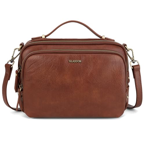 Image of Crossbody Bag,Convertible Top Handle Purse and Satchel for Women | Soft vegan leather; multi pockets; fits A5,iPad mini,long wallet; lightweight organizer for work, travel and weekends