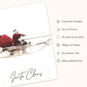 Anydesign3pcschristmaswallartprints12x16insantaclausreindeerwithsleighartposterdecorlargeaestheticxmaspostersroomdecorforgallerylivingroombathroomwalldecorunframed Urban Country Home Decor Anydesign 3pcs christmas wall art prints 12x16in santa claus reindeer with sleigh art poster decor large aesthetic xmas posters room decor for gallery living room bathroom wall decorunframed urban country home decor