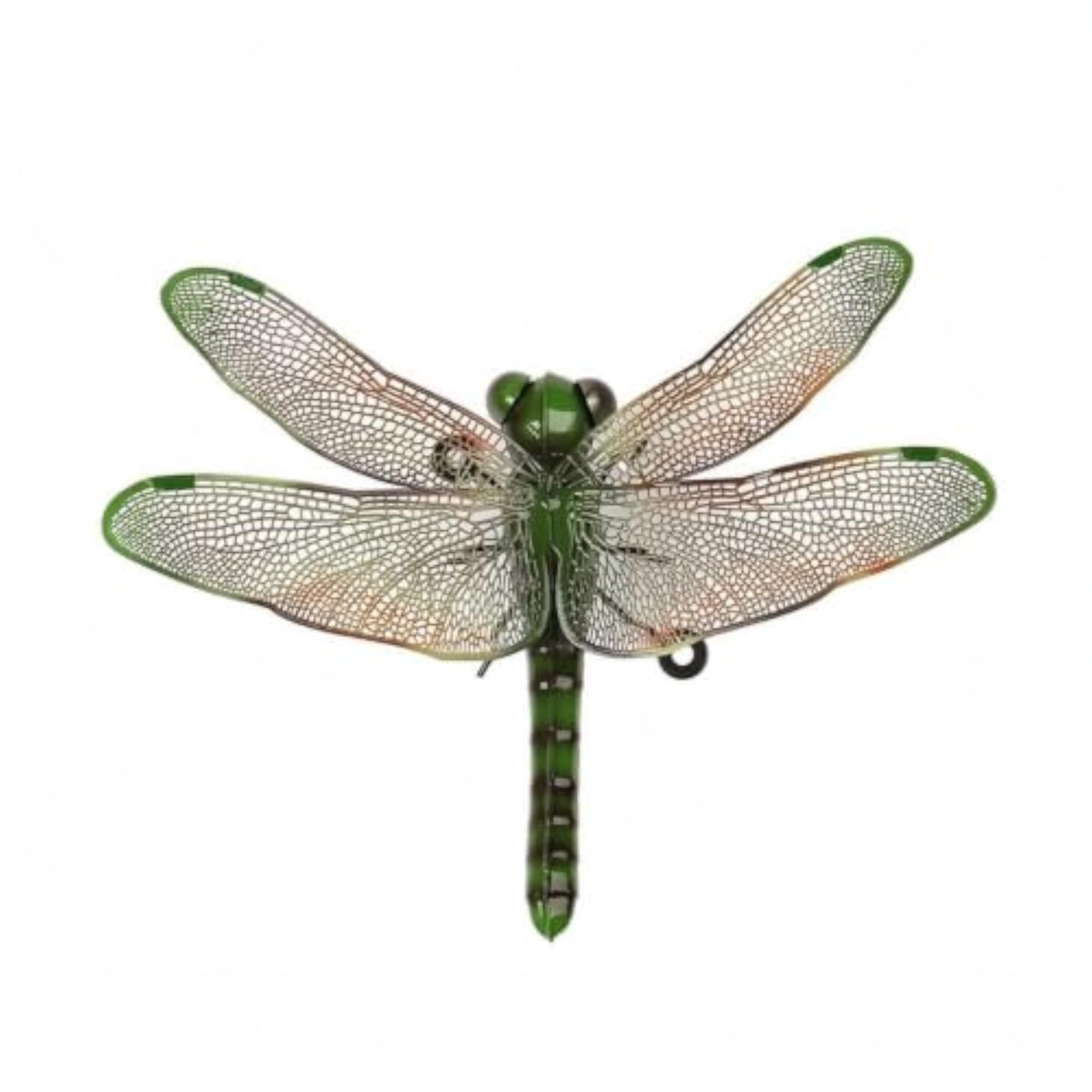 Intricate Metal Dragonfly Wall Art Vibrant Design