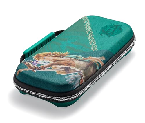 PowerA Protection Gaming Console Kit Case for Nintendo Switch - OLED Model, Nintendo Switch or Nintendo Switch Lite with Accessories Storage, The Legend of Zelda, Archaic Link (Officially Licensed) 6 41yq9eOUSrL