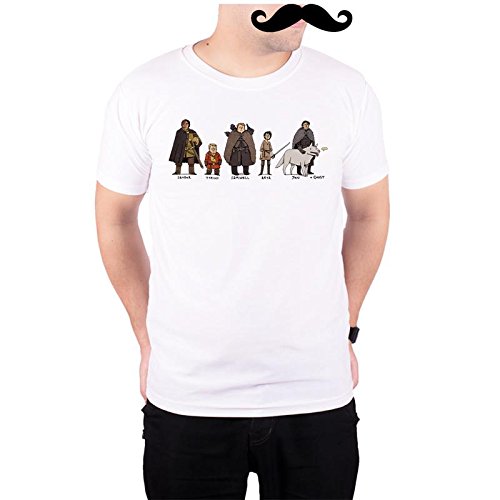 Mooch Wale Game of Thrones Real Name Art White Quick-Dri T-Shirt for Men